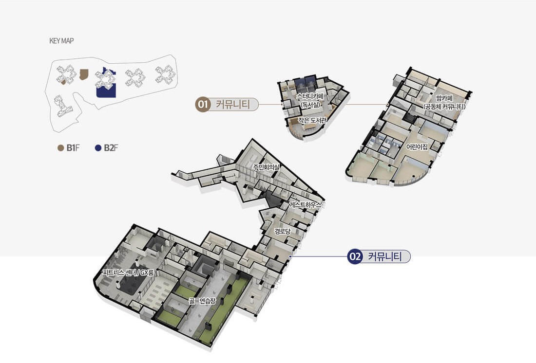 해링턴 플레이스 오룡역 커뮤니티